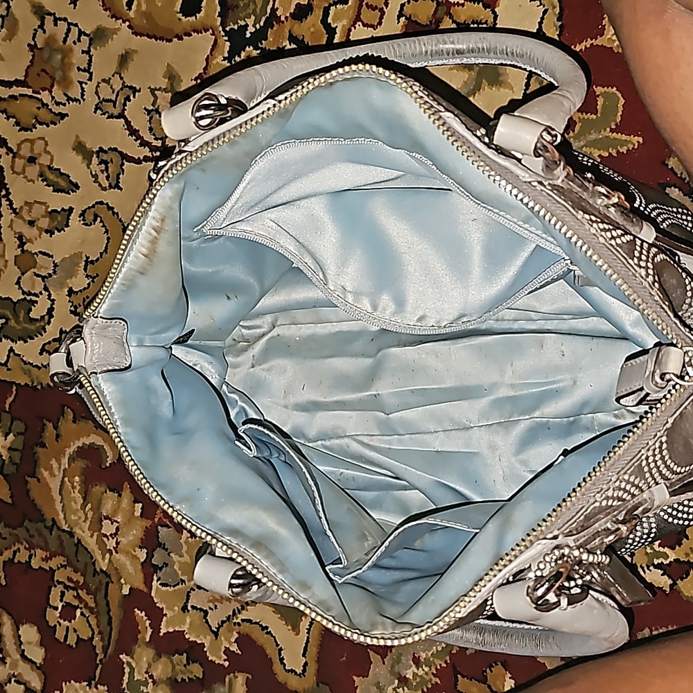 Coach Grey purse - Picture 3 of 4